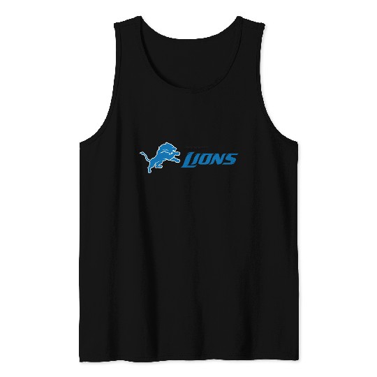 Detroit Lions Logo Tank Tops
