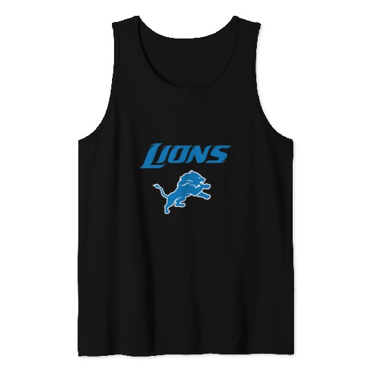Detroit Lions Logo Tank Tops