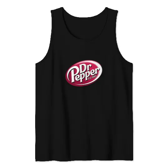Dr Pepper Logo Tank Tops