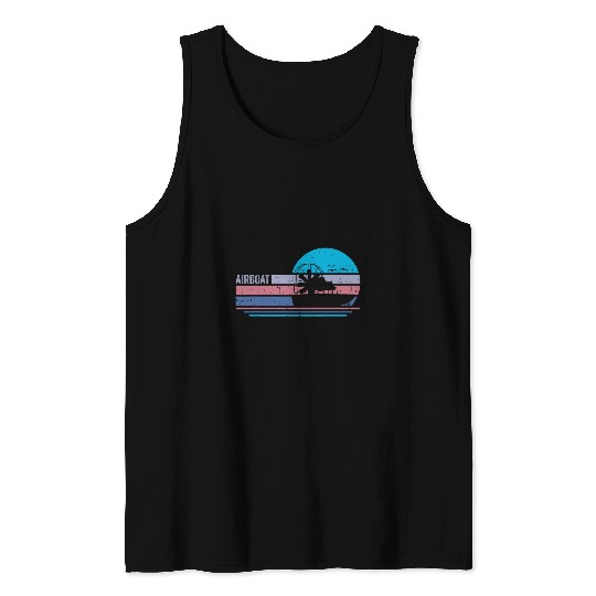 Airboat Florida Everglades vintages 1 Tank Tops