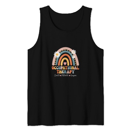 Women Occupational Therapy OT Therapist OT Month Tank Tops