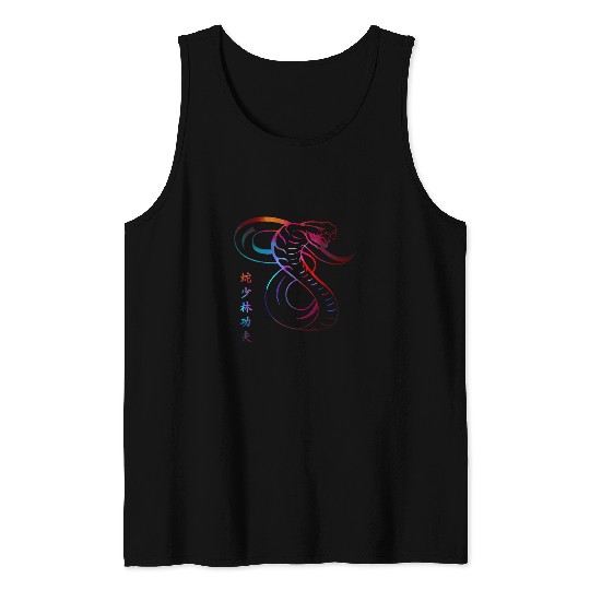 Snake Shaolin Kung Fu Tank Tops
