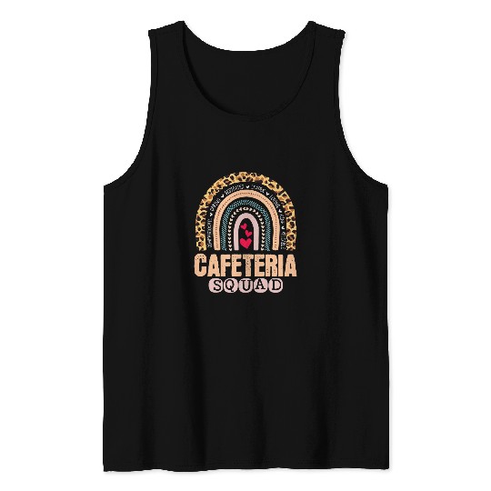 School Support Team Matching Cafeteria Squad Worker Crew 1 Tank Tops