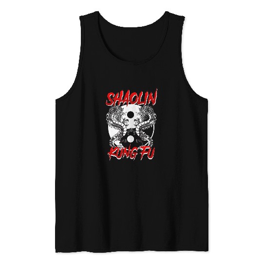 Shaolin Martial Arts Chinese Martial Arts Kung Fu Tank Tops
