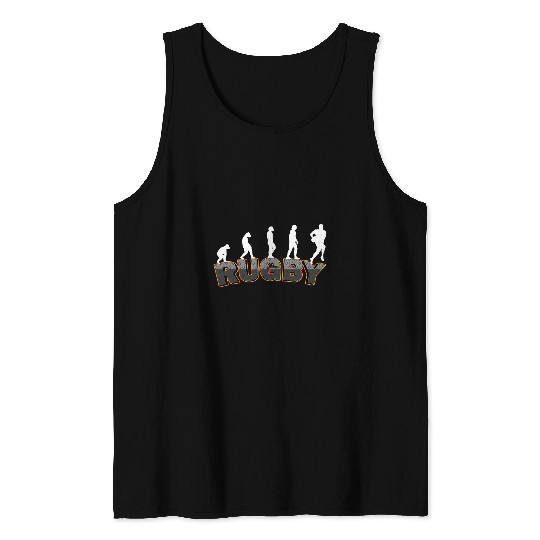 Evolution Rugby Men Rugby Player Tank Tops