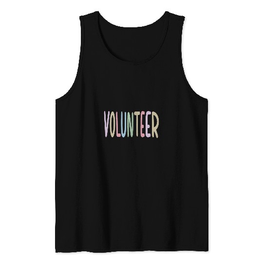 Volunteer Appreciation Voluntary Worker Volunteering 2 Tank Tops