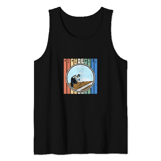 Roofer handyman carpenter construction worker building 22 Tank Tops