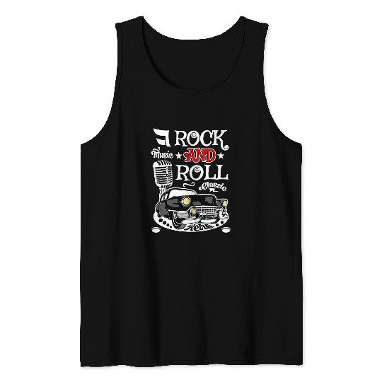 50s Sock Hop Party Rock N Roll Retro Music 1950s Rockabilly Tank Tops