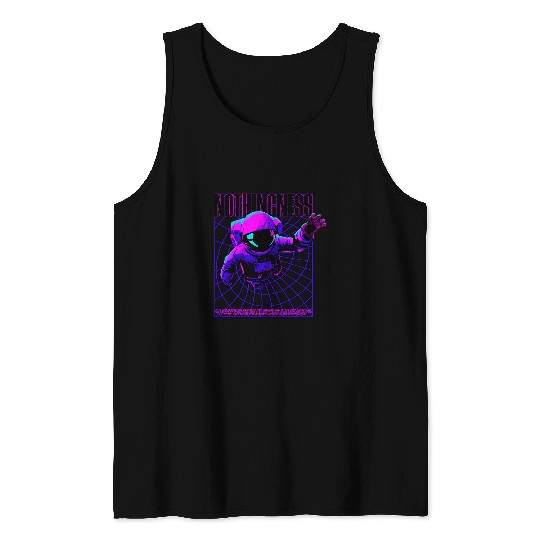 Astronauts Nothingness Vaporwave Aesthetic Astronaut Outer Spaceman 271 Tank Tops