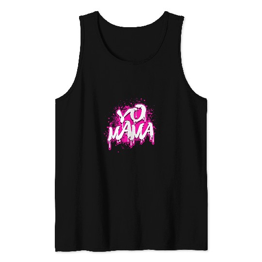 Hip Hop Rap Graffiti Old School Yo Mama 1 Tank Tops