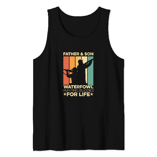 Ducks Quack Mens Waterfowl Hunting Quote for your Duck Hunting Dad 244 Duckie Ducks Tank Tops