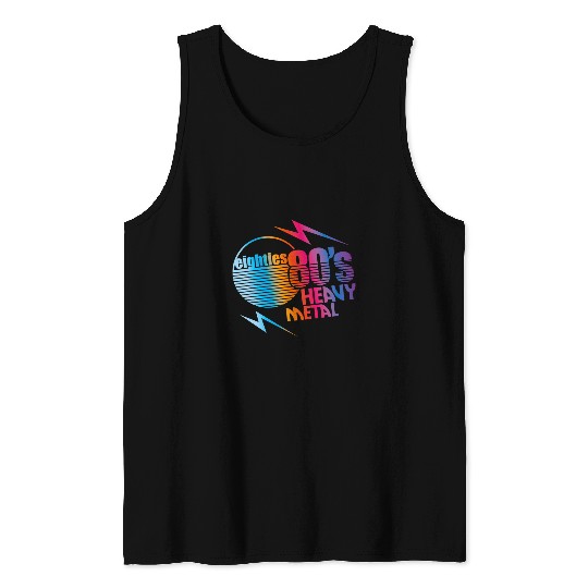 Back To 80s Tees vintages Retro Eighteen 80s Heavy Metal Tank Tops