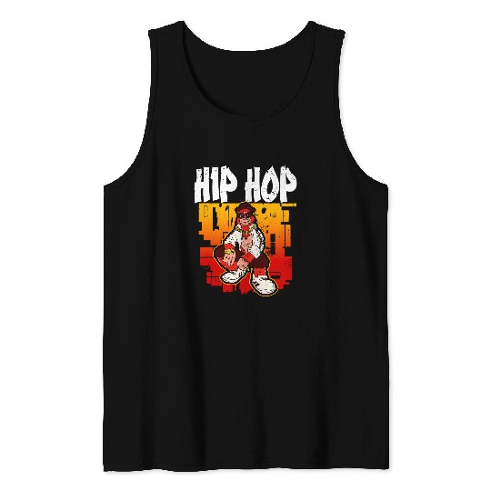Hip Hop Retro Graffiti Rap Trap Music 1 Tank Tops