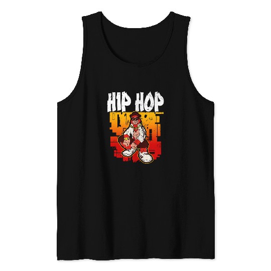 Hip Hop Retro Graffiti Rap Trap Music 1 Tank Tops