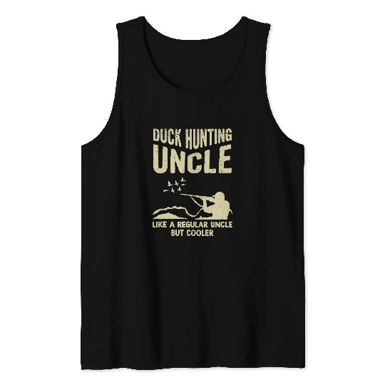 Ducks Quack Mens Waterfowl Hunting Design for your Duck Hunting Uncle 287 Duckie Ducks Tank Tops