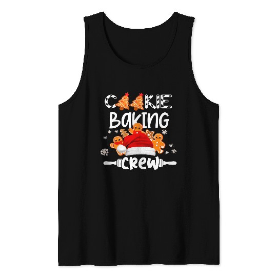 Christmas Cookie Baking Crew Pajama Gingerbread Christmas 93 Tank Tops