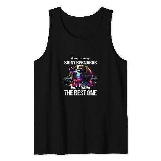 Dog Saint Bernard Bernards 3 Tank Tops