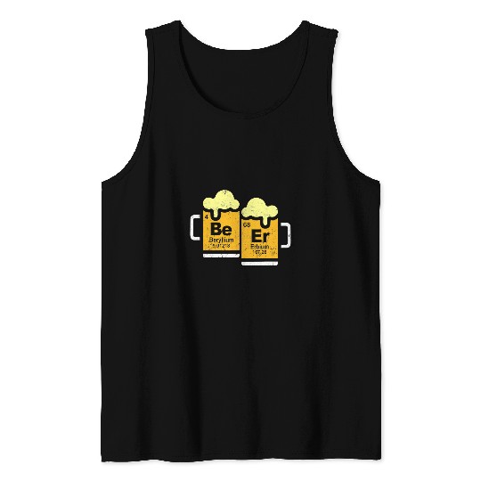 Beer Elements Periodic Table Craft Brew Master Beer Lover 214 Tank Tops
