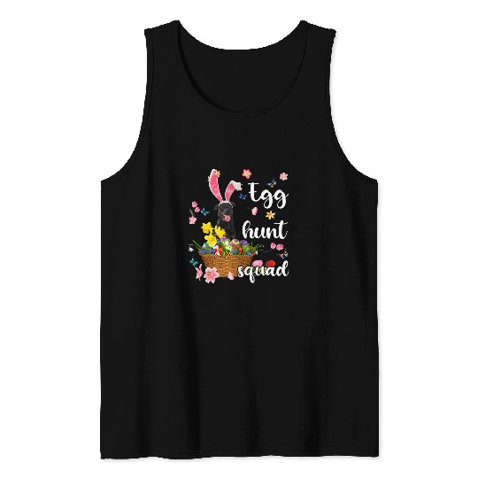 Beauceron Happy Easter Day Easter Colorful Egg Hunt Tank Tops