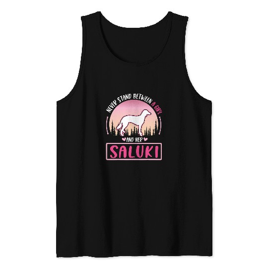 Dog Grayhound Saluki Girl Persian Greyhound Saluki 3 9 Tank Tops