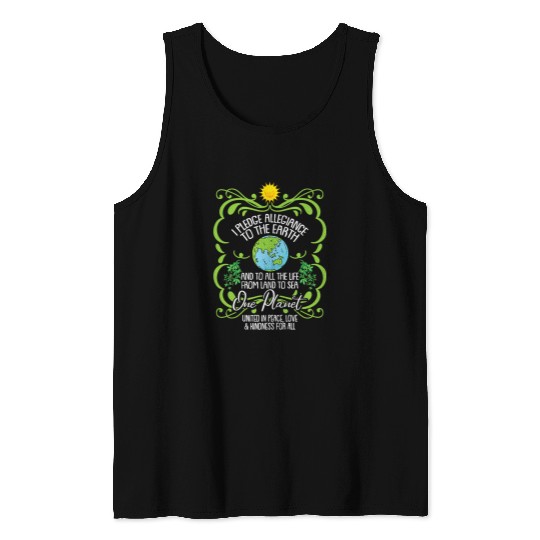 Earth Day Save The Planet Animals Nature Environmentalist Tank Tops
