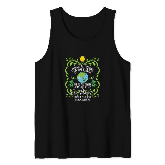Earth Day Save The Planet Animals Nature Environmentalist Tank Tops