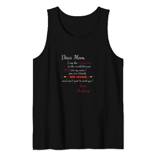 From Bump Mom To Be From Son Expecting A Boy Superpower Tank Tops