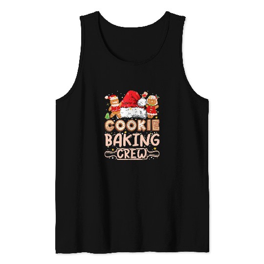 Cookie Baking Crew Christmas Cookie Baking Team Tester 33 Tank Tops