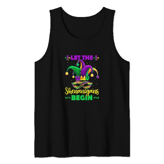 Let The Shenanigans Begin Mardi Gras NOLA Festival Tank Tops