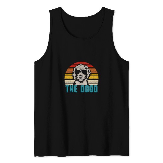 Dog Goldendoodle vintages Goldendoodle The Dood Retro Dog Tank Tops