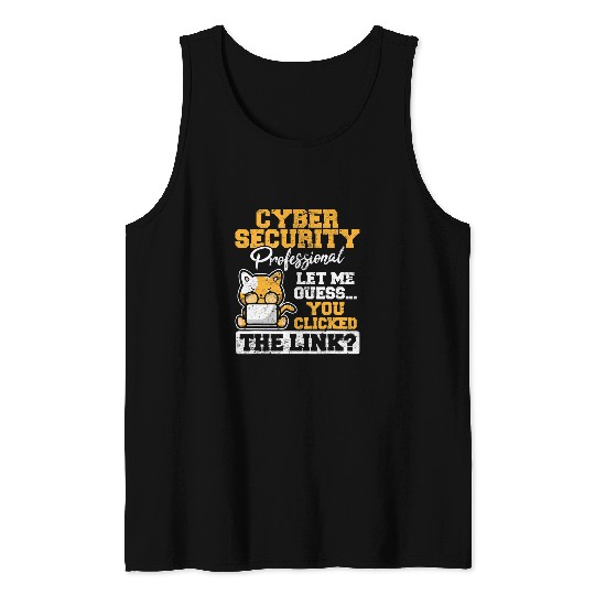Computer Security Cyber Security Information Technology IT Tank Tops