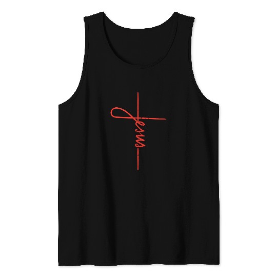 Christian Jesus Cross God Faith Religious Christian Men Women Kids475 Christ Tank Tops