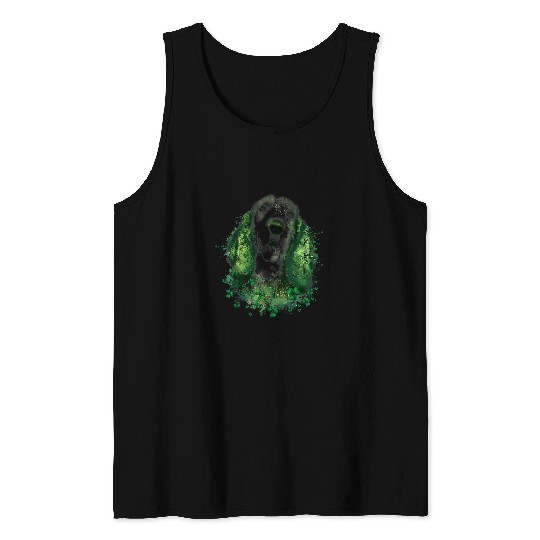 Dog Basset Hound St Patricks Day Basset Hound Shamrock Pet Dog Lover 8 Tank Tops