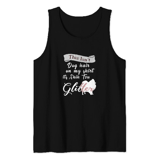 Dog Shih Tzu funny Hair Dog Tank Tops