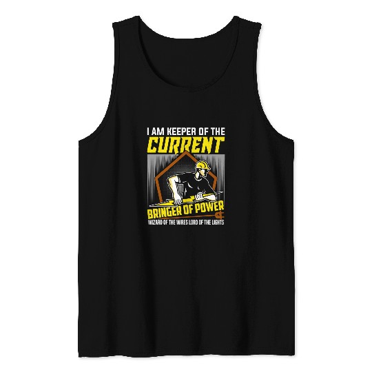Electrical Gift Electrical Engineer Lineman Electrician Tank Tops