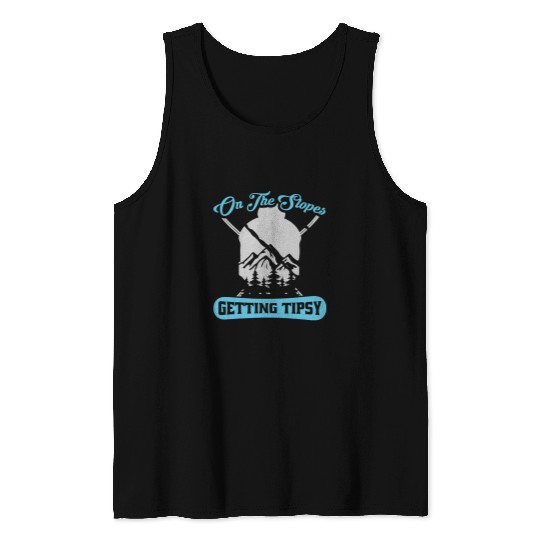 Skiing Ski Snowboarding Funny Snowboard Lover Snowboarder Hobby 1 Tank Tops