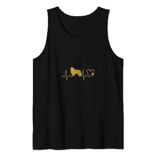 Dog Shetland Dogs 365 Heartbeat Shetland Sheepdog Dog Rescue Lifeline Tank Tops