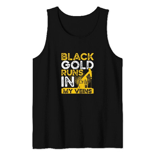 Oil Rig Team Roughneck Oilfield Drilling Oil Rig Worker 2 Tank Tops