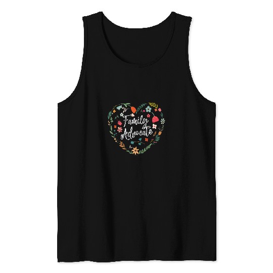 Family Advocate Back to School Teacher Appreciation Week 4 Tank Tops
