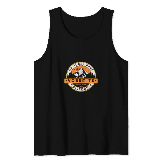Hiking Hiker Yosemite National Park californias Nature Hiking Outdoors 2 Hike Tank Tops
