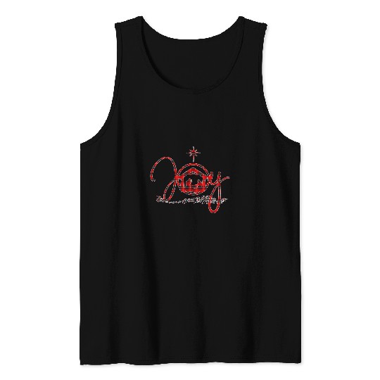 Christian Christian Christmas Joy Jesus Nativity Scene Faith 21 Bibble Jesus Christ Tank Tops