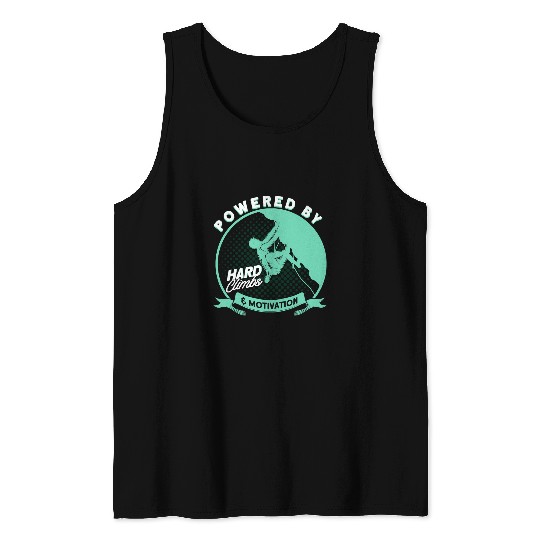 Climbing Climber Mountaineer Climbing Rock Climbing 315 Climb Tank Tops