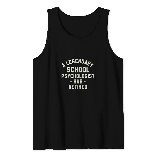 A Legendary School Psychologist Has Retired Psychologists Tank Tops