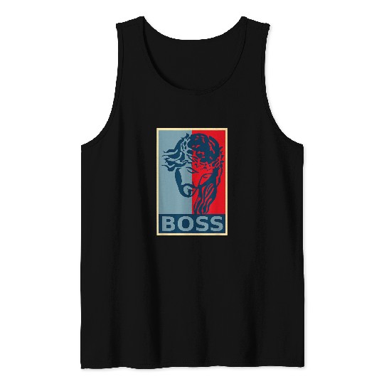 Christian Jesus Boss Christian Boss Jesus Christ Christ Tank Tops