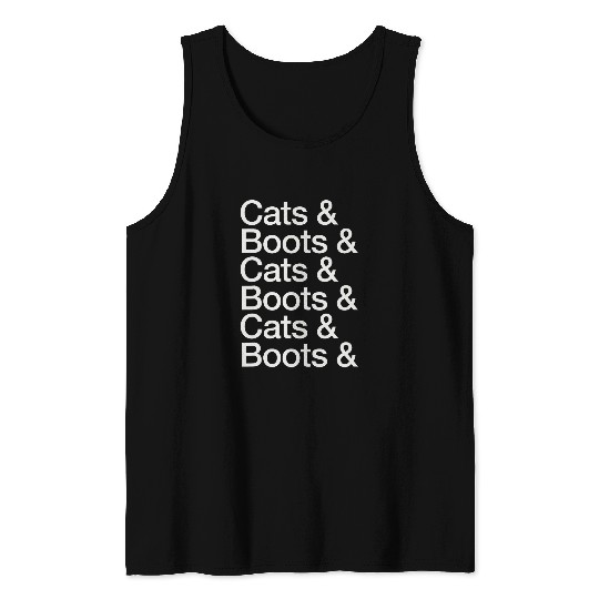 Cats and Boots and Cats and Boots Hilarious Beatbox Tank Tops