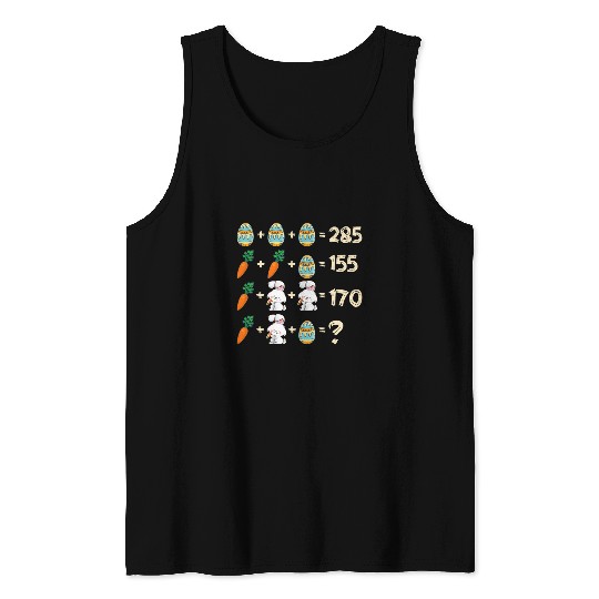Easter math teaching math teacher Tank Tops