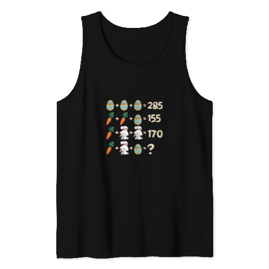 Easter math teaching math teacher Tank Tops