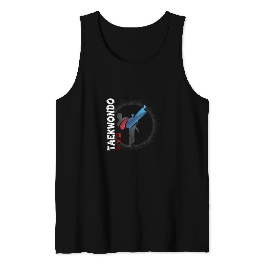 Korean Martial Artist Kick TaeKwonDo Tank Tops