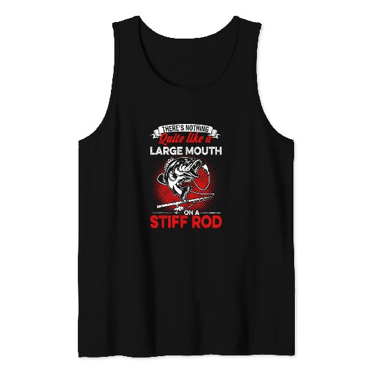Fishing carp fishing there is nothing like large mouth on stiff rod Fisher Tank Tops