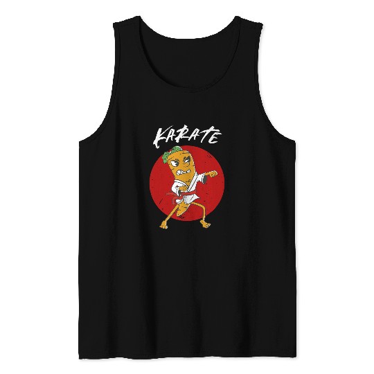 Karate Carrot Tank Tops